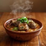 Vermicelli Rice and Goat Stew
