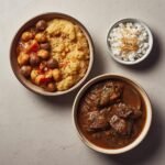 Omutuo and Goat Groundnut Soup