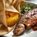 Kenkey and Grilled Tilapia